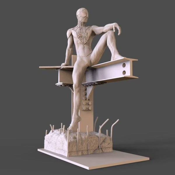 Spiderman Miles Sculpture 3D Model Ready to Print