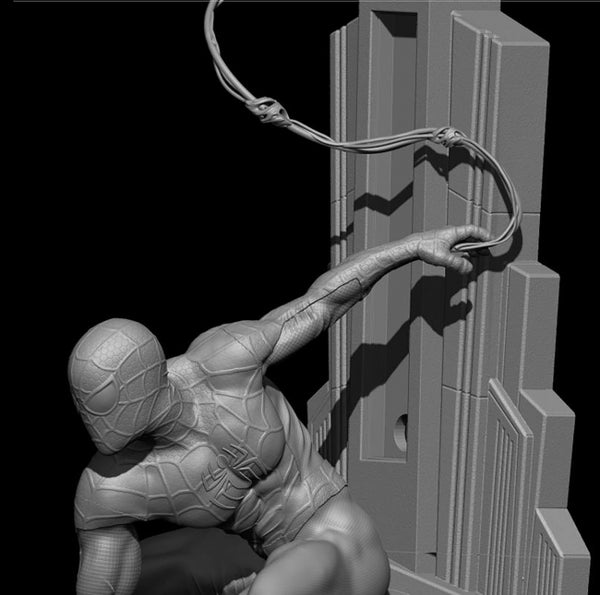 Spiderman Wall Clock 3D Model Ready to Print STL