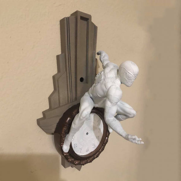 Spiderman Wall Clock 3D Model Ready to Print STL