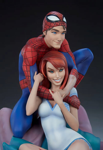 Spiderman and Mary Jane 3D Model Ready to Print STL