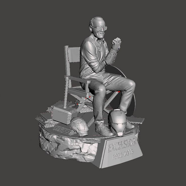 Stan Lee 3D Model Ready to Print STL