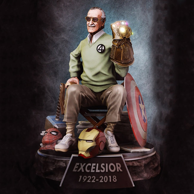 Stan Lee Tribute Statues 3D Model Ready to Print STL