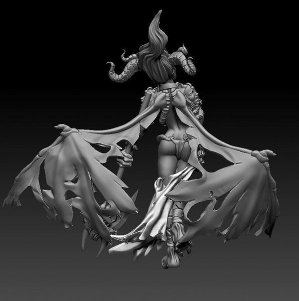 Succubus Statue 3D model ready print