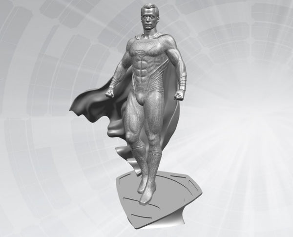 SuperMan Statue 3D model Ready to Print