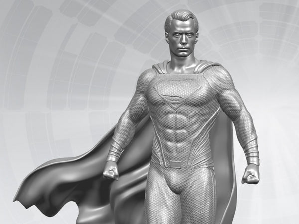 SuperMan Statue 3D model Ready to Print