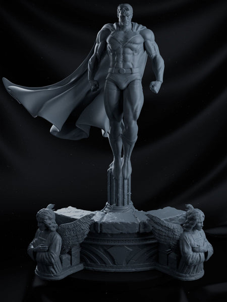 Superman Statue 3D model Printable for 3D print