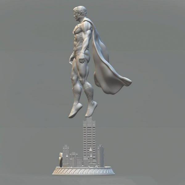 Superman Statue 3D model Printable for 3D print STL format