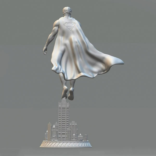 Superman Statue 3D model Printable for 3D print STL format