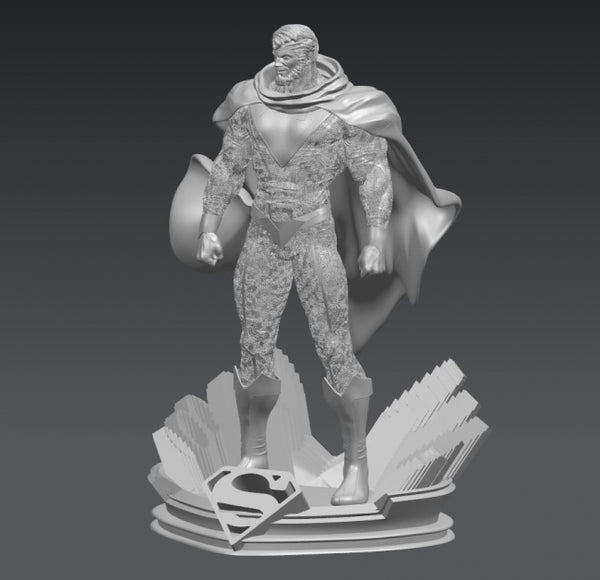 Superman Statue 3D model ready print