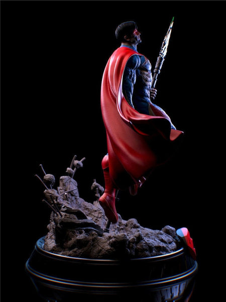 Superman Statue 3D model ready print