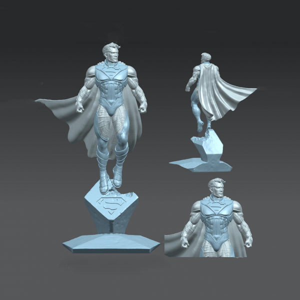 Superman miniatures 3D model ready print