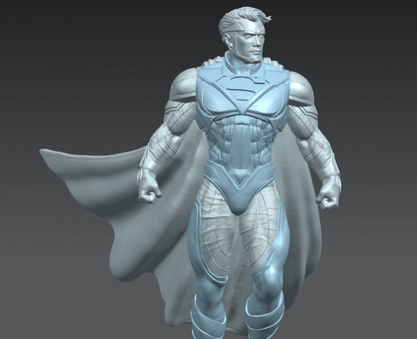 Superman miniatures 3D model ready print