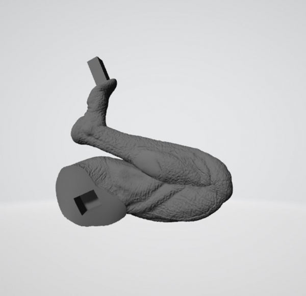 Symbiote Spiderman Statue 3D Model Ready to Print STL