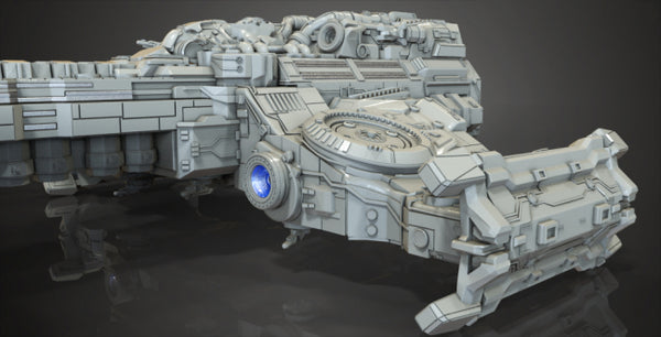 Terran Battlecruiser StarCraft Spaceship 3D Printer model