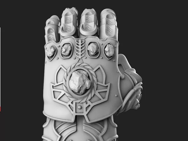 Thanos Infinity Gauntlet 3D model for 3D Printing