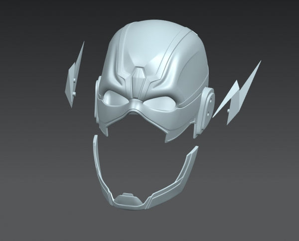 The Flash Cosplay Helmet 3D model Ready to Print