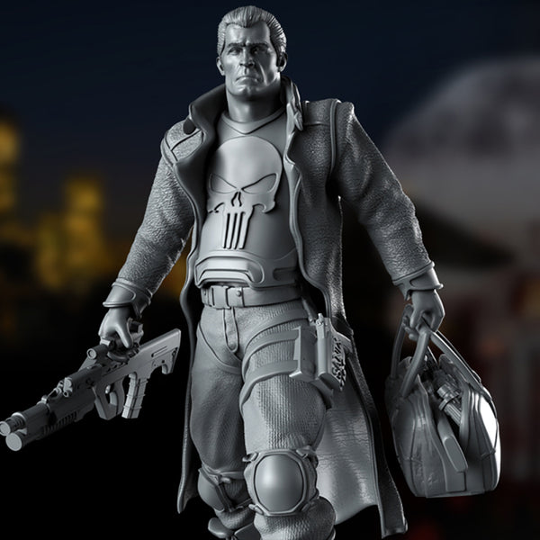 The Punisher Marvel 3D Model Ready to Print STL