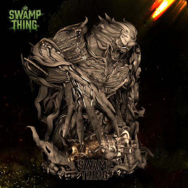 The Swamp Thing Bust 3D Model Ready to Print