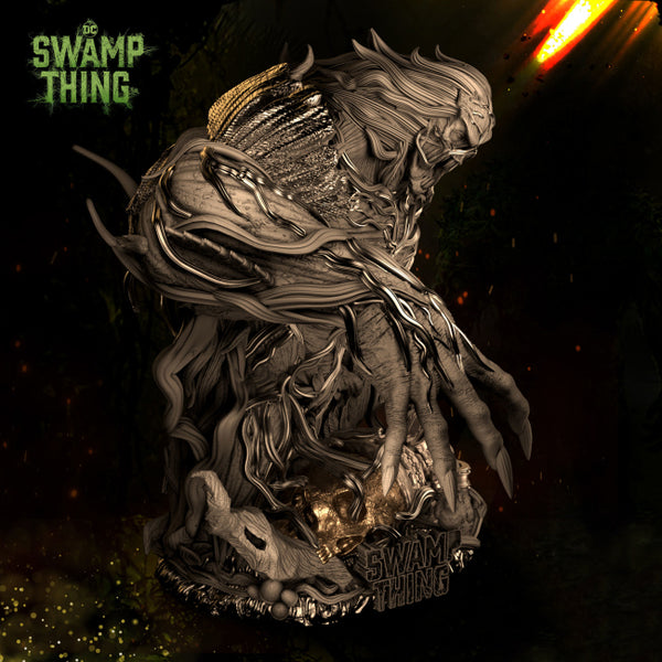 The Swamp Thing Bust 3D Model Ready to Print