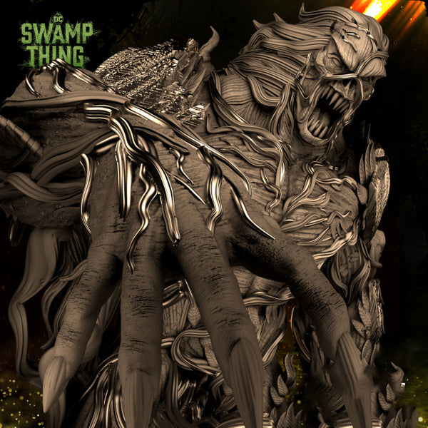 The Swamp Thing Bust 3D Model Ready to Print