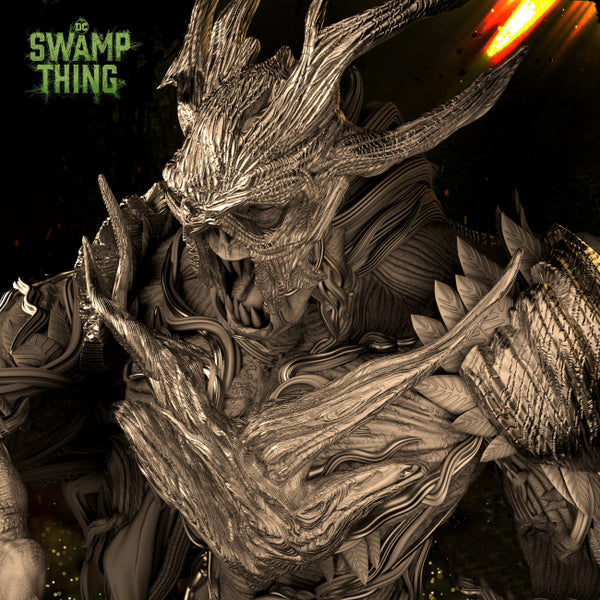 The Swamp Thing Bust 3D Model Ready to Print