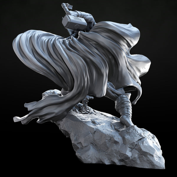 Thor Figurine 3D Model Ready to Print STL