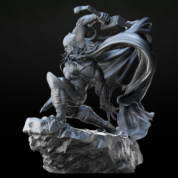 Thor Figurine 3D Model Ready to Print STL