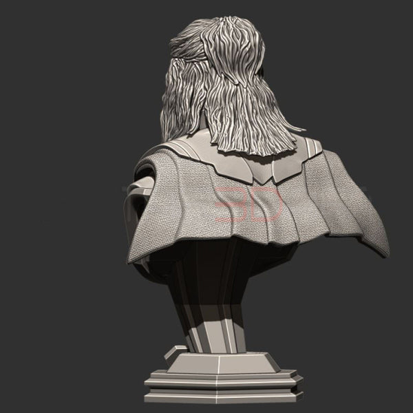 Thor Long Hair Bust Avengers Endgame 3D Model Ready to Print STL