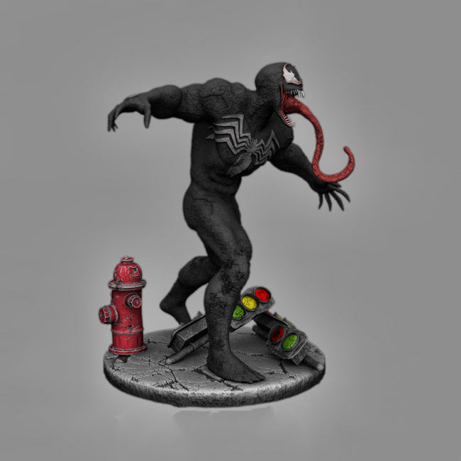 Ultimate Venom Statue 3D Model Ready to Print STL