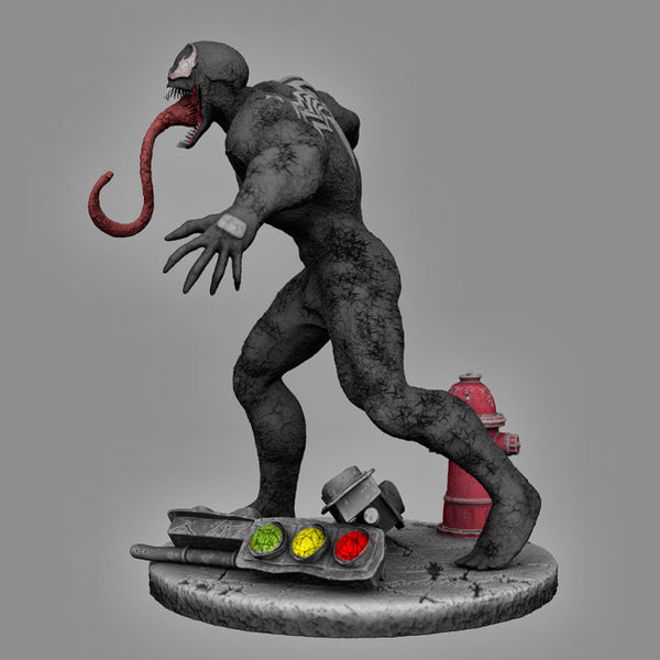 Ultimate Venom Statue 3D Model Ready to Print STL