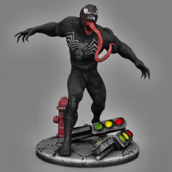 Ultimate Venom Statue 3D Model Ready to Print STL