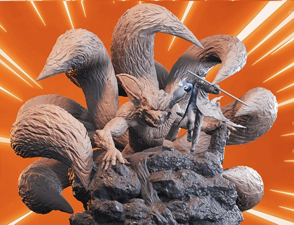 Uzumaki Naruto 3D model STL for 3D Print CNC Carving Relief