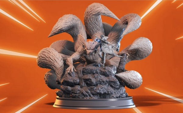 Uzumaki Naruto 3D model STL for 3D Print CNC Carving Relief