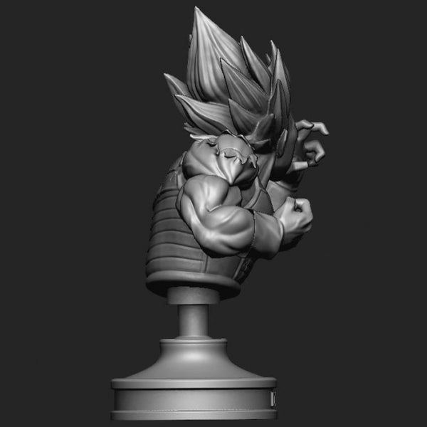 Vegeta Bust dragonball Z 3D print model