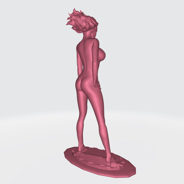 Windy Girl 3D Model Ready to Print