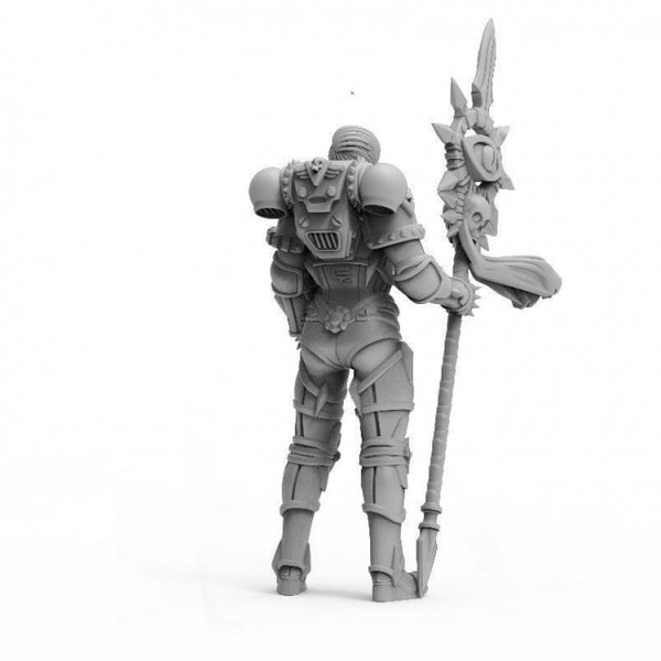 Woman Warrior 3D model ready print A1