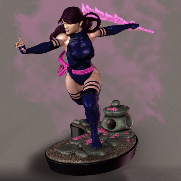 X-Men Psylocke 3D Model Ready to Print STL