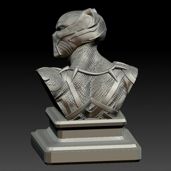 Black Panther Bust 3D print model