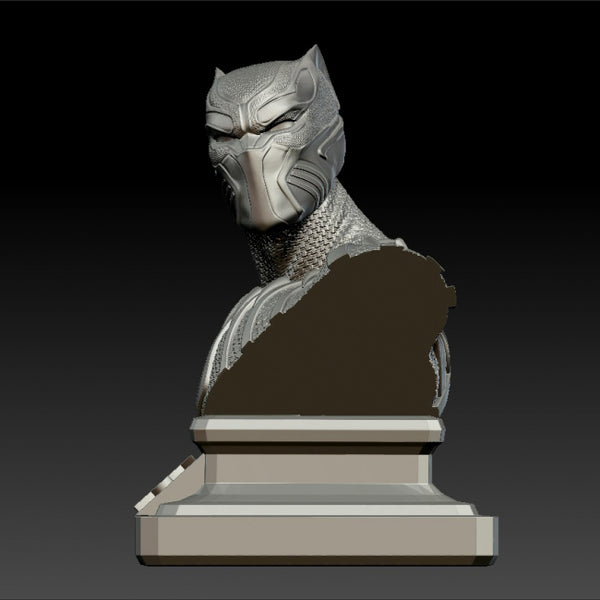 Black Panther Bust 3D print model